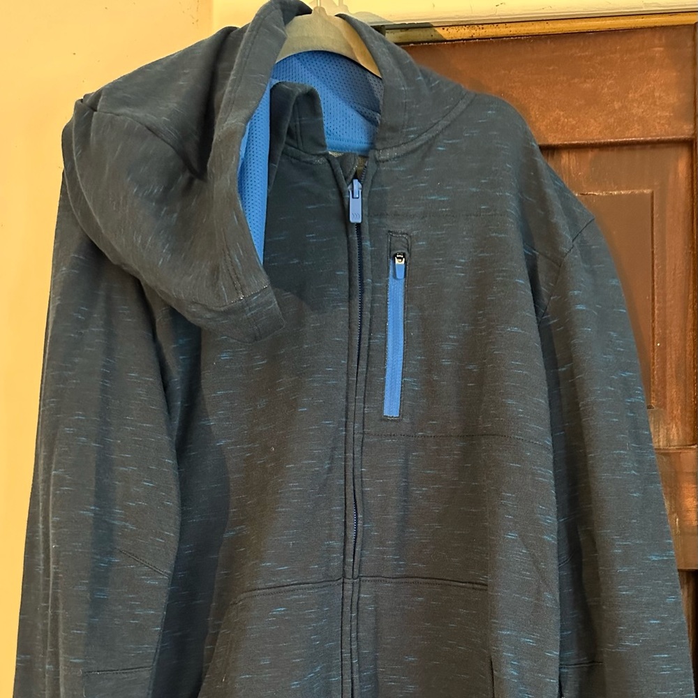 Boys or Girls #AllInMotion Blue Zip-Up Hoodie size 8/10